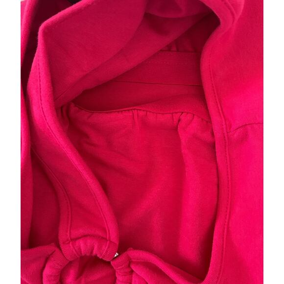 Moda International Y2K O Ring Halter Tank Top Candy Apple Red Holiday M New - Picture 5 of 7